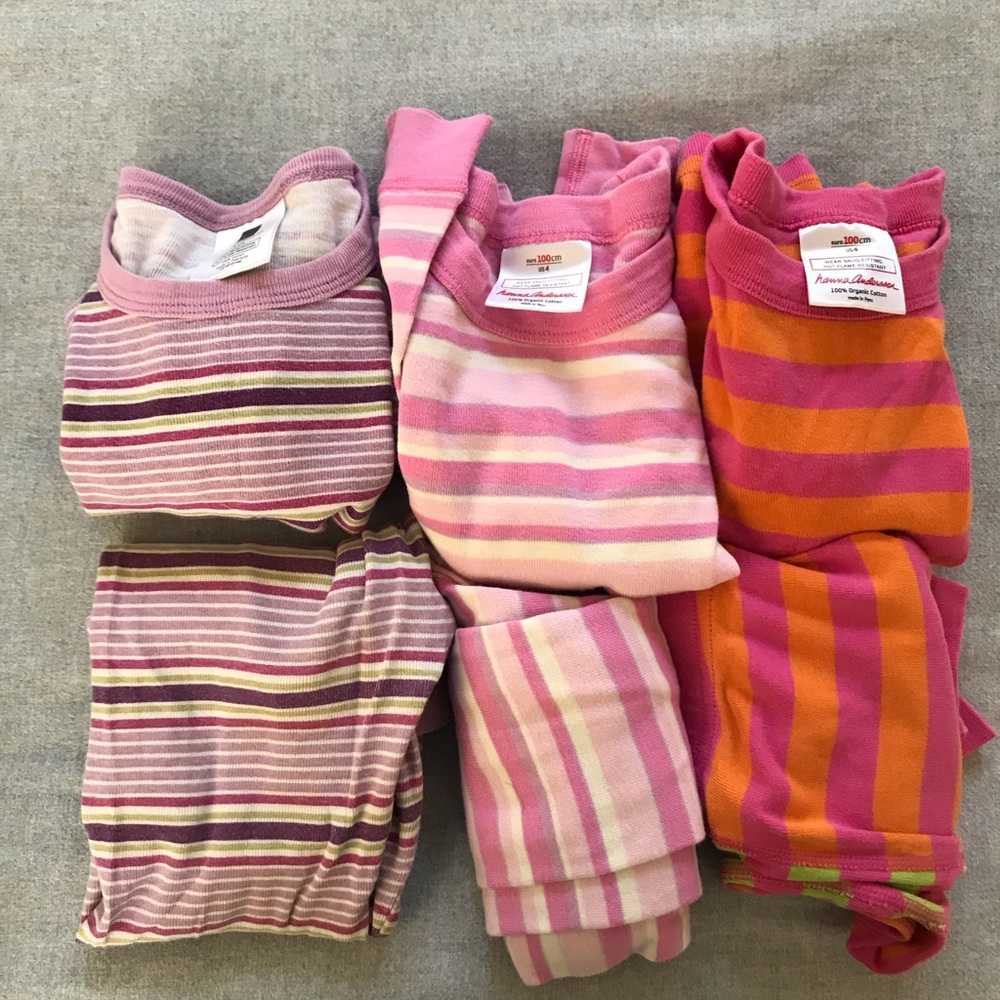 Bundle of girls pajamas! Hanna Andersson and Tea